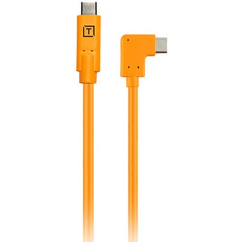 Tether Tools TetherPro USB-C to Right Angle USB-C Pigtail Cable CUCRTC1-ORG