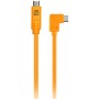 Tether Tools TetherPro USB-C to Right Angle USB-C Pigtail Cable CUCRTC1-ORG