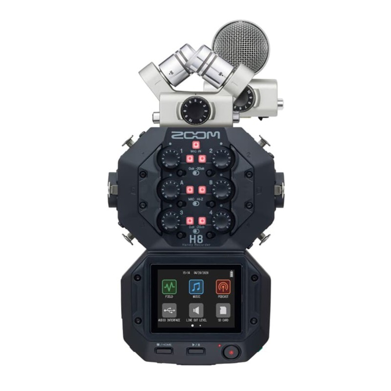 Zoom H8 8-Input / 12-Track Portable Handy Recorder