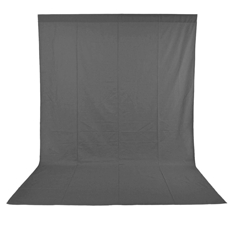 Jinbei Background Muslin Cloth (3.2m x 3m) – Grey Backdrop