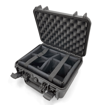 Max 300 Black Hard Case with Padded Dividers