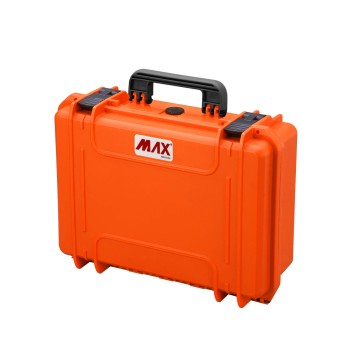 Max 430 ORANGE Hard Case with Padded Dividers