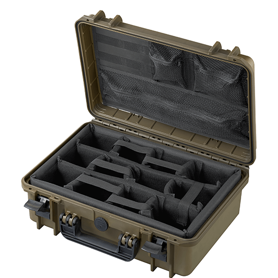Max 430 SAHARA Hard Case with Padded Dividers