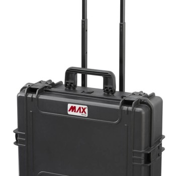 Max 505 Black Wheeled Case with Padded Dividers