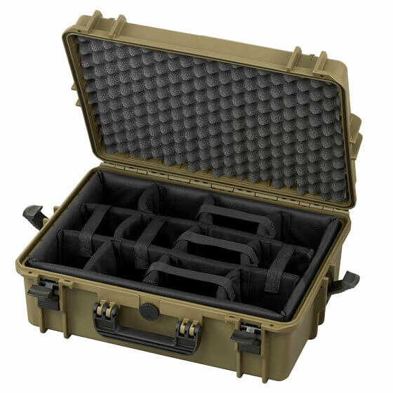 Max 505 SAHARA Wheeled Case with Padded Dividers