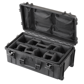Max 520 Wheeled Case with Padded Dividers