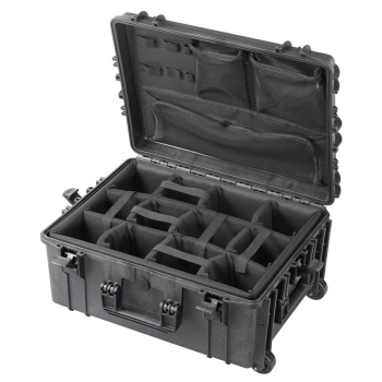 Max 540 Wheeled Case with Padded Dividers