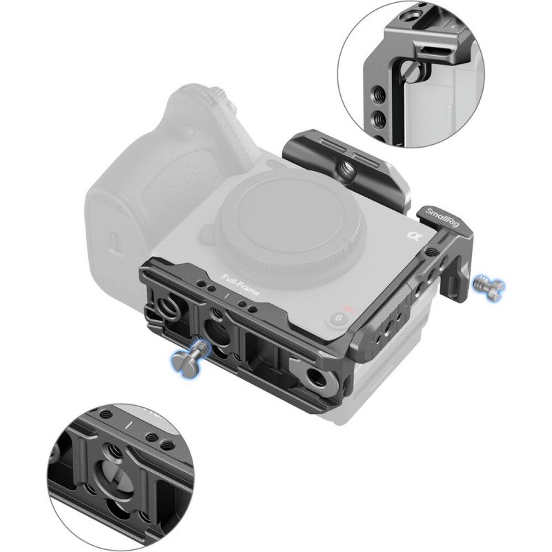 SmallRig 4772 HawkLock Quick Release Half Cage for Sony FX3 and FX30