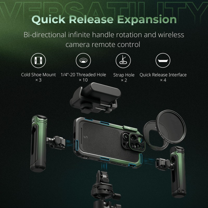 SmallRig 5002 x Brandon Li Mobile Video Kit for iPhone 16 Pro