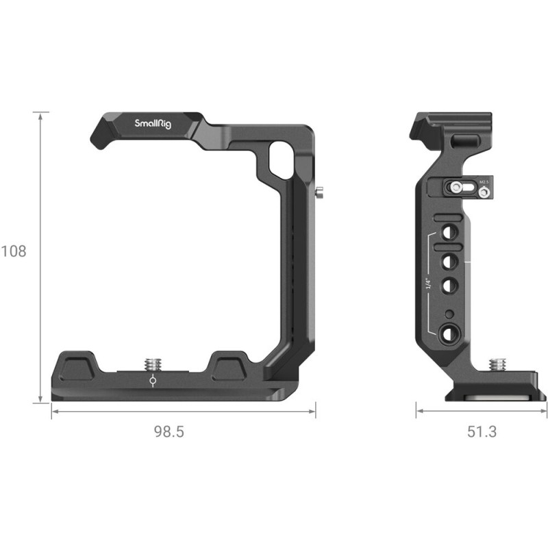 SmallRig 3639 Half Camera Cage for Sony a1 and Select a7 Models
