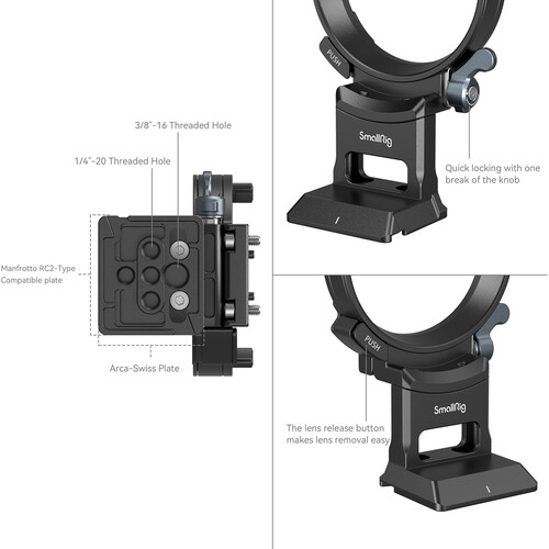 SmallRig 4424 Horizontal-to-Vertical Mounting Plate for Sony a7C II & a7CR