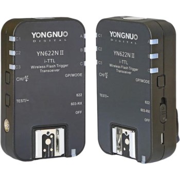 Yongnuo YN-622N II E-TTL Wireless Flash Transceiver for Nikon 2-Pack
