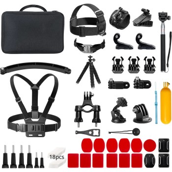 AKASO Action Camera Accessories 60 in 1 Kit