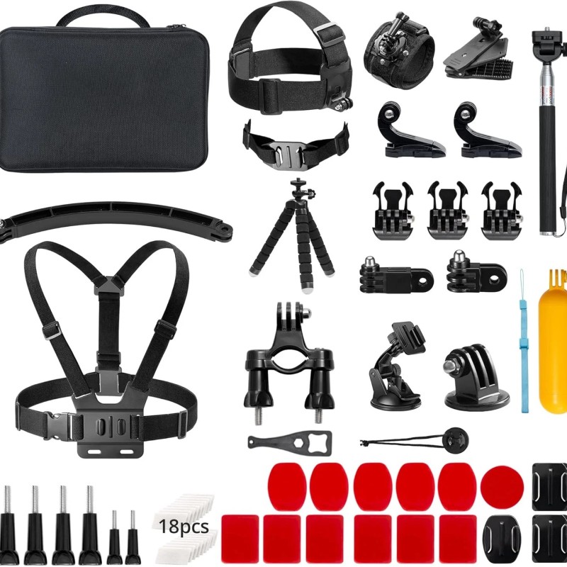 AKASO Action Camera Accessories 60 in 1 Kit 