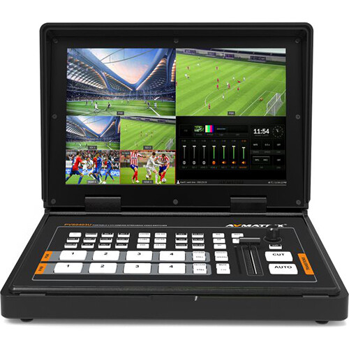 AVMATRIX PVS0403U 4-Channel SDI & HDMI Video Switcher with 10.1" Monitor