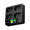 Accsoon TOPRIG 4-Bay NP-FZ100 Fast Charger