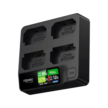 Accsoon TOPRIG 4-Bay NP-FZ100 Fast Charger