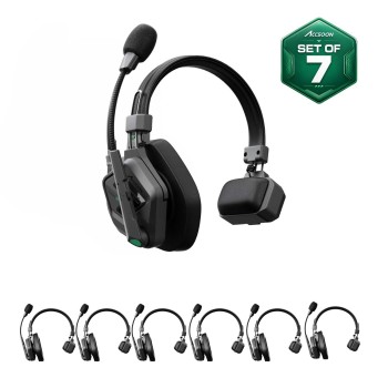 Accsoon CoMo II Full-Duplex 7-Person Wireless Intercom System