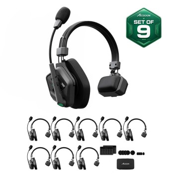 Accsoon CoMo II Full-Duplex 9-Person Wireless Intercom System