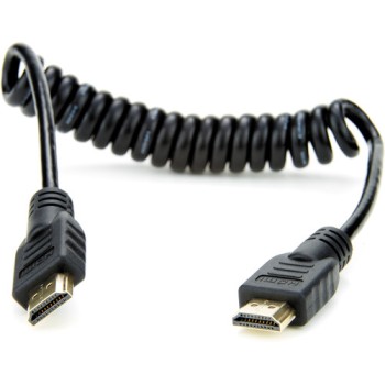 Atomos Full HDMI to Full HDMI Cable coiled 30cm