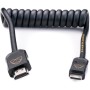Atomos AtomFLEX HDMI (Type-A) Male to Mini-HDMI (Type-C) Male Coiled Cable 30cm to 60cm