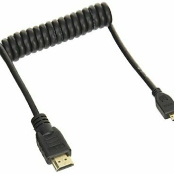 Atomos Micro-HDMI to HDMI Coiled Cable 30cm