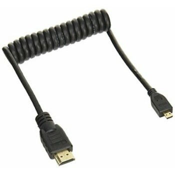 Atomos Micro-HDMI to HDMI Coiled Cable 30cm