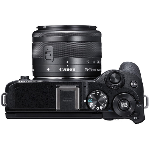Canon EOS M6 Mark II Mirrorless with 15-45mm Lens	