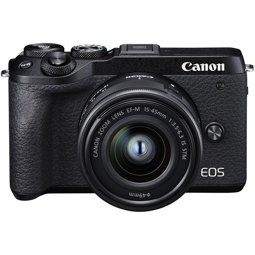 Canon EOS M6 Mark II Mirrorless with 15-45mm Lens	