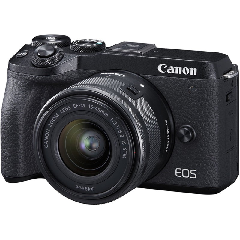 Canon EOS M6 Mark II Mirrorless with 15-45mm Lens	
