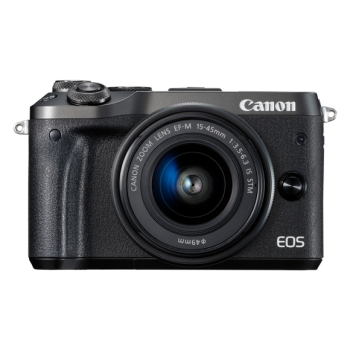 Canon EOS M6 Mirrorless Digital Camera 15-45 IS STM