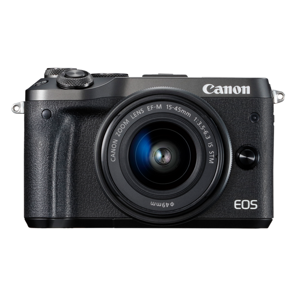 Canon EOS M6 Mirrorless Digital Camera 15-45 IS STM