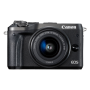 Canon EOS M6 Mirrorless Digital Camera 15-45 IS STM