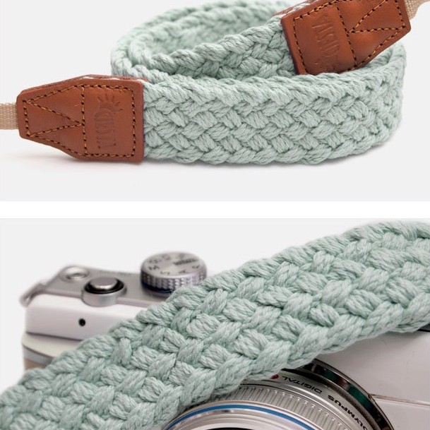 Camera Strap Vintage Blue