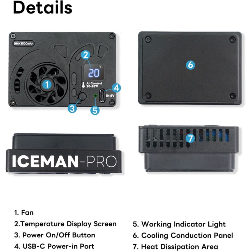 DigitalFoto Solution Limited ICEMAN PRO External Cooling Fan System