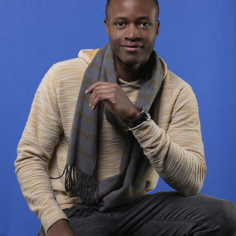 Emaily Royal Blue Background Paper #11