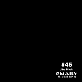 Emaily Ultra Black #45 Background Paper 2.7m