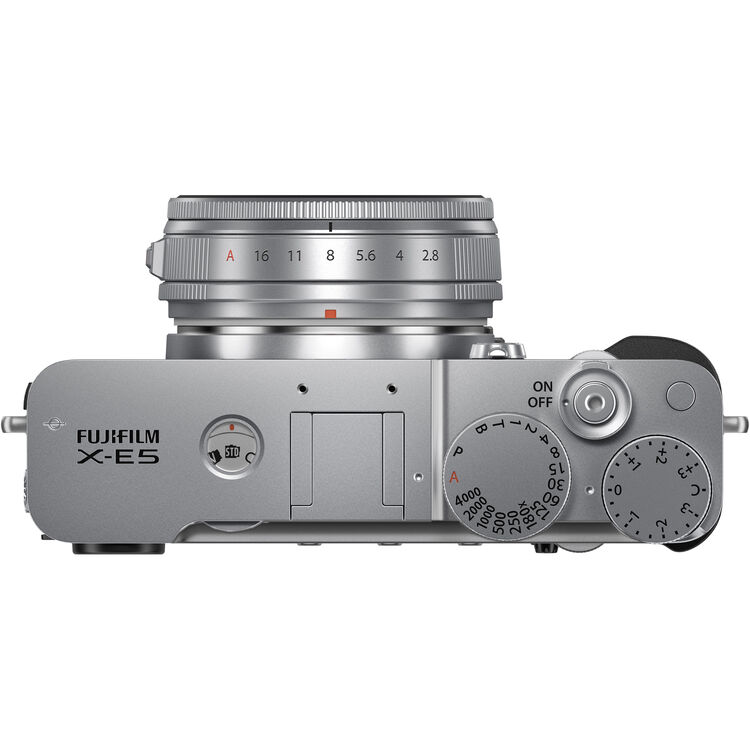 FUJIFILM X-E5 Mirrorless Camera with XF 23mm f/2.8 Lens (Silver)