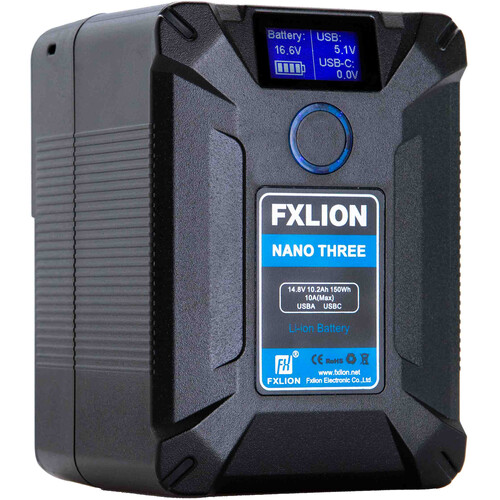 Fxlion Nano THREE Ultracompact V-Mount Battery 150Wh
