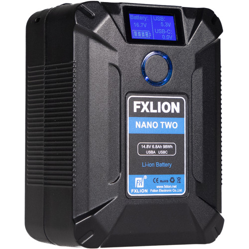 Fxlion Nano TWO Ultracompact V-Mount Battery 98Wh