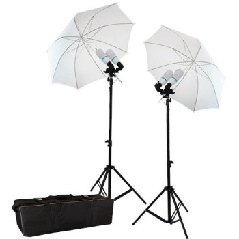 Portrait Studio Umbrella Continuous Lighting
