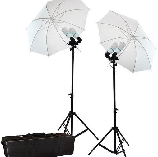 Portrait Studio Umbrella Continuous Lighting