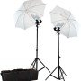 Portrait Studio Umbrella Continuous Lighting