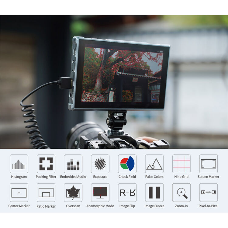 FeelWorld FW759 PRO 7" IPS HDMI On-Camera Touchscreen Monitor