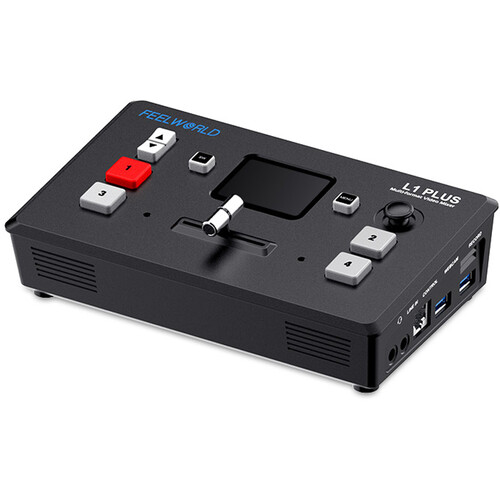 FeelWorld L1 PLUS V2 Multi-Camera Video Mixer/Switcher with Touchscreen PTZ Control