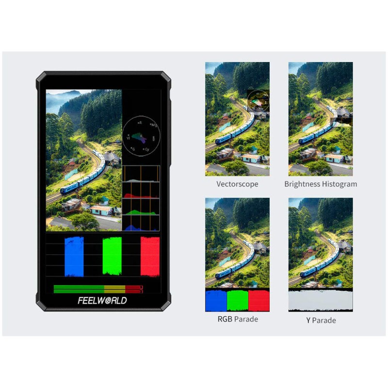 FeelWorld PS6 5.5" OLED Vertical On-Camera Monitor
