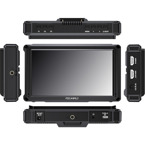 FeelWorld FW568 PRO 6" High-Bright On-Camera 4K