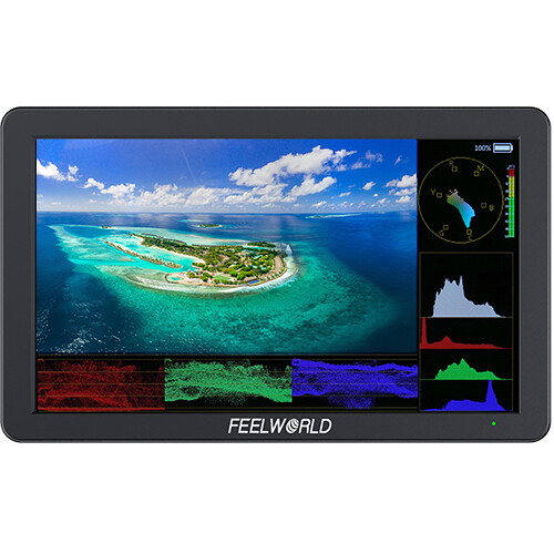 FeelWorld T6 6" 4K HDMI HD Monitor with Aluminum Housing