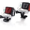 GoScope Red Filter for GoPro Hero3+ & Hero4  (DIVE HOUSING) - 60M