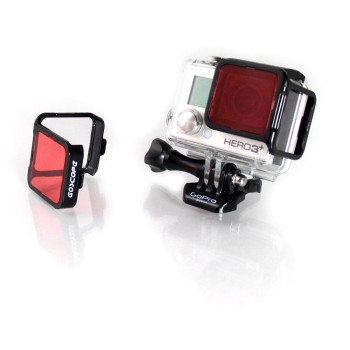 GoScope Red Filter for GoPro Hero3+ & Hero4  (DIVE HOUSING) - 40M